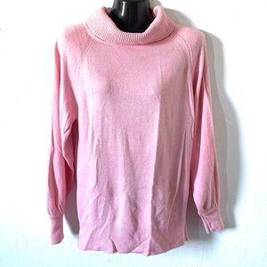 Designers Originals orlon pink turtleneck sweater